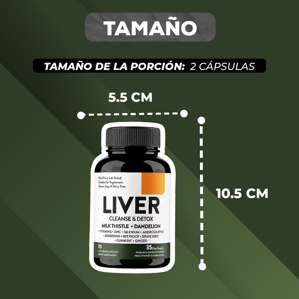 Liver Cleanse & Detox | Fórmula Natural para Desintoxicar y Proteger tu Hígado