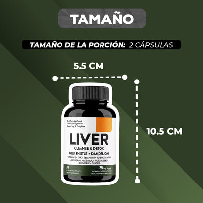 Liver Cleanse & Detox | Fórmula Natural para Desintoxicar y Proteger tu Hígado